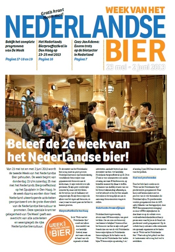 2e Krant van de Week van het Nederlandse Bier verschenen