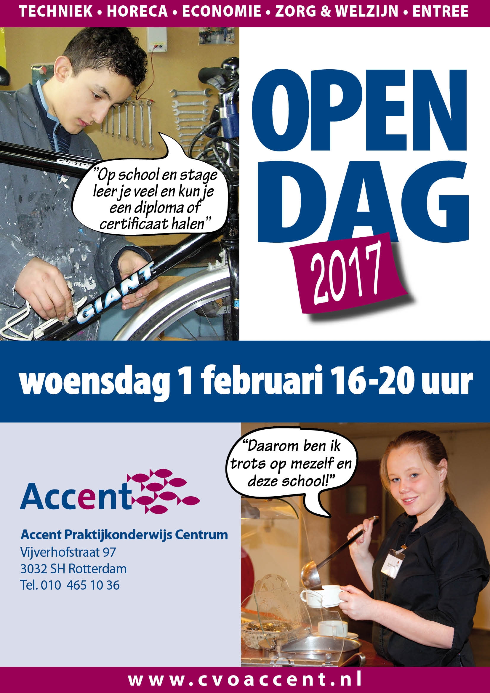 Posters Open Dagen 2017 Accent