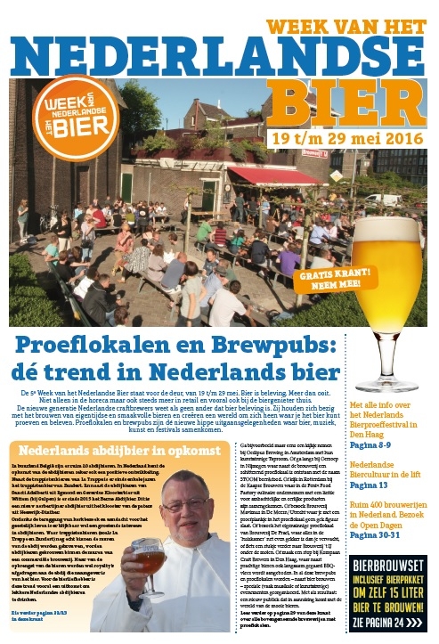 5e Krant van de Week van het Nederlandse Bier