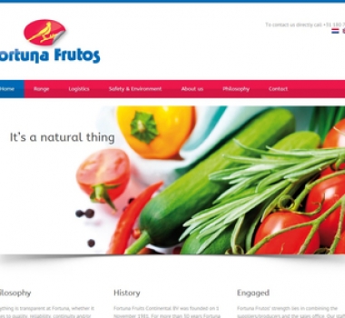 Nieuwe website en logo voor Fortuna Frutos Continental