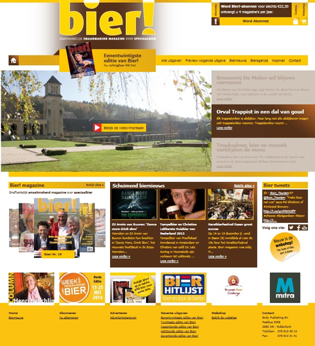 Nieuwe website voor biermagazine.nl